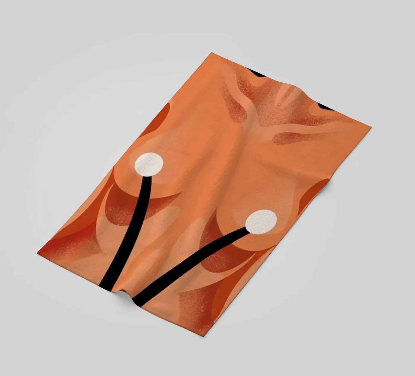 Blossoming strandhanddoek van Kika illu