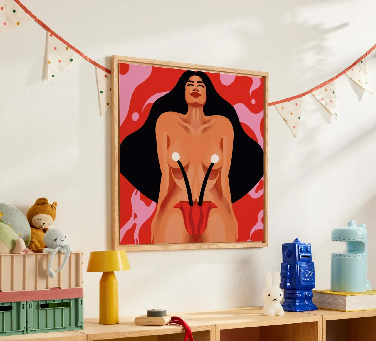 Blossoming plexiglass da Kika illu