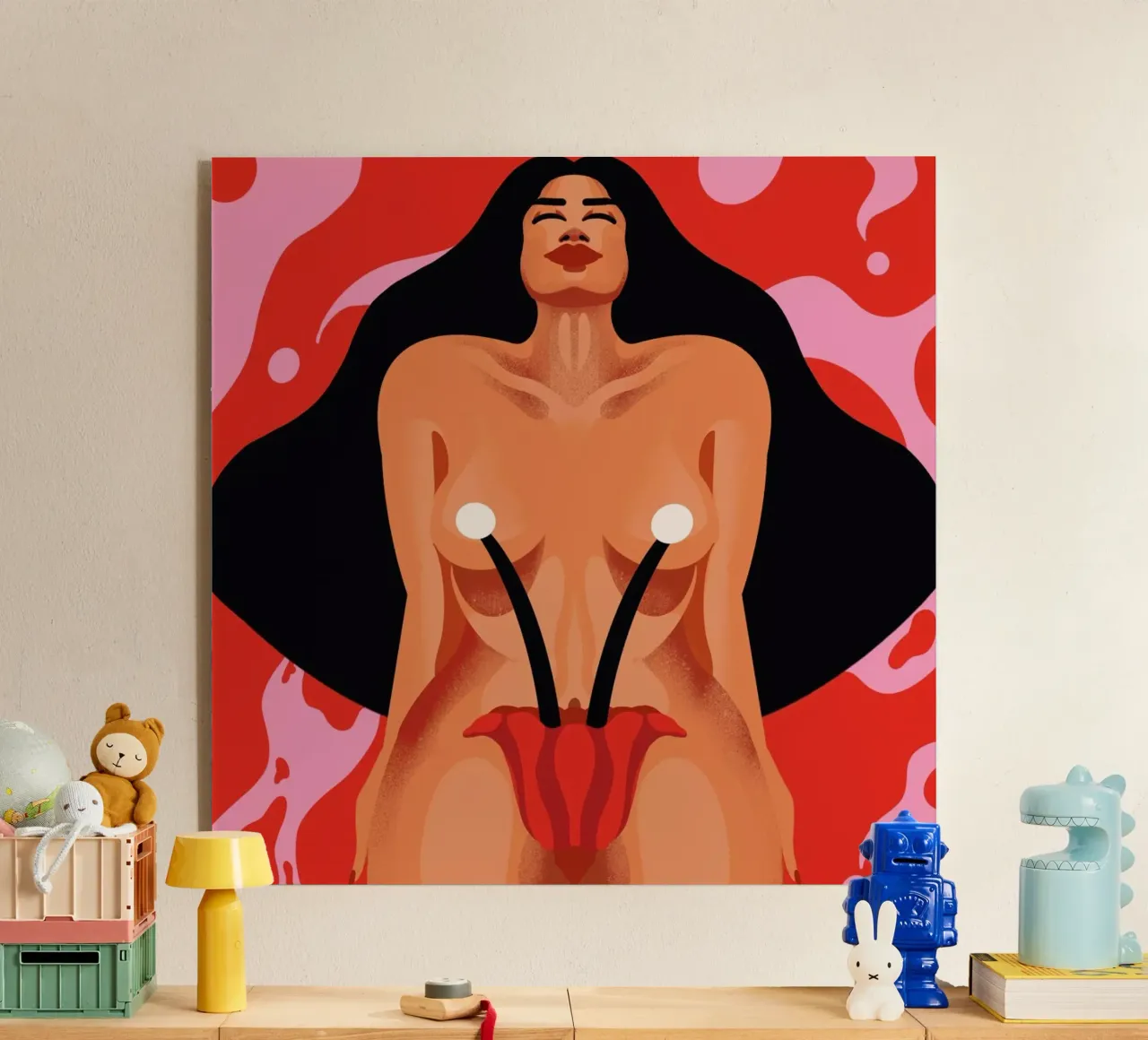 Blossoming plexiglass da Kika illu