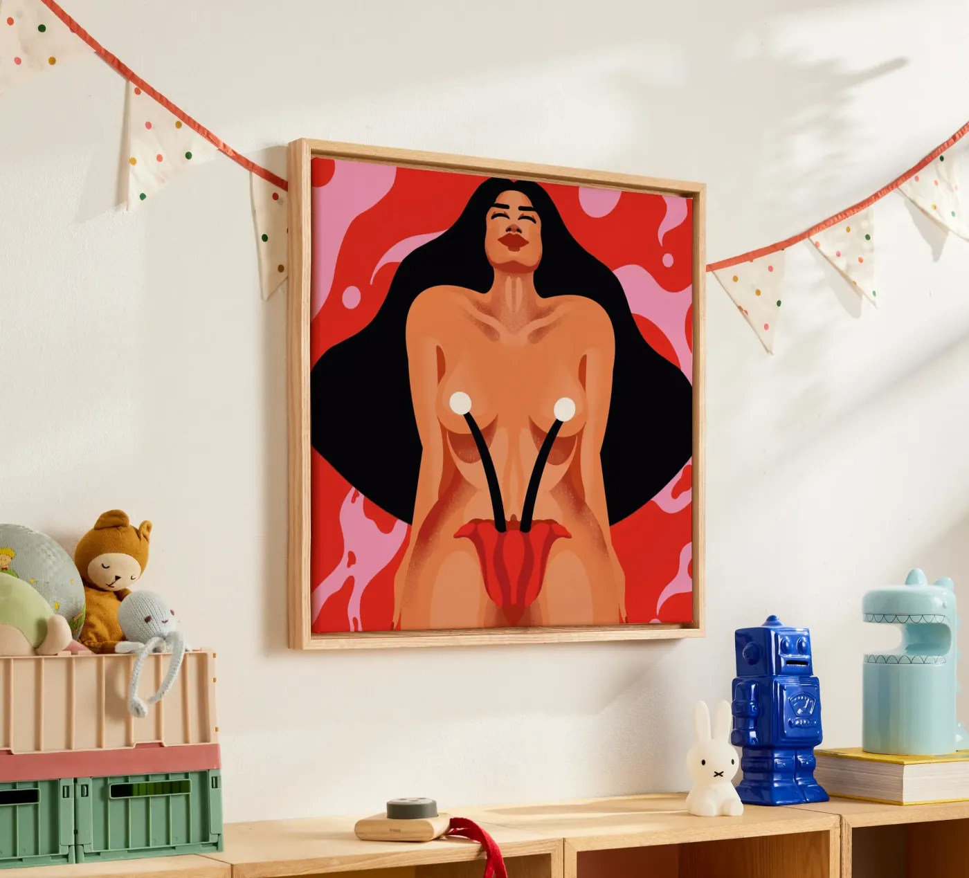 Blossoming tela da Kika illu