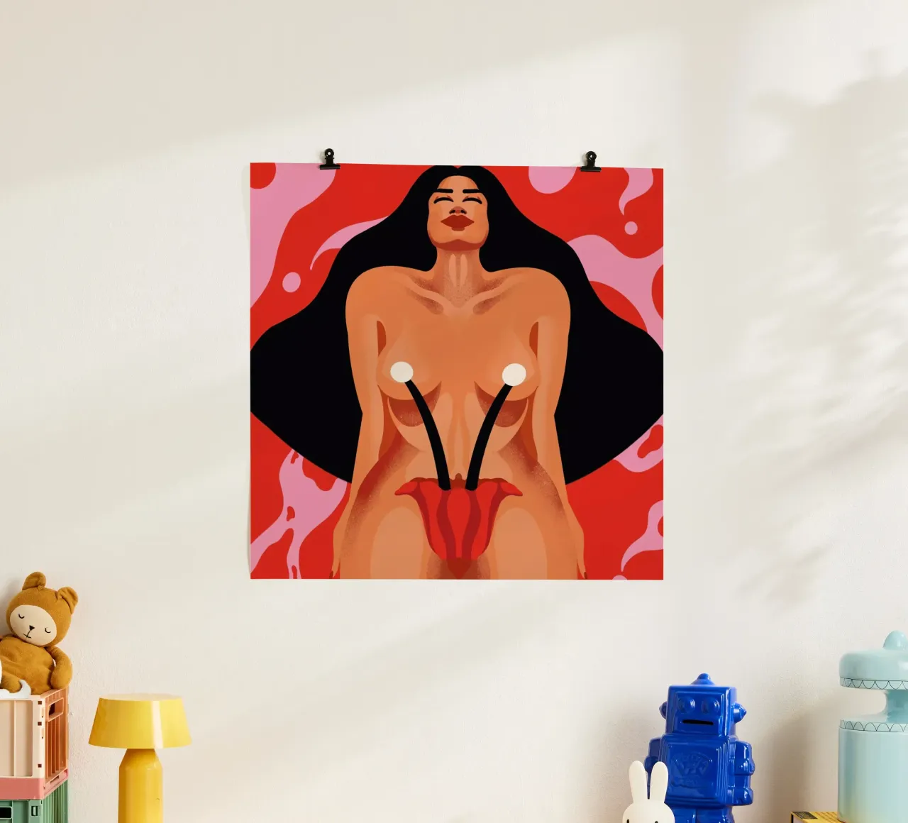 Blossoming poster da Kika illu