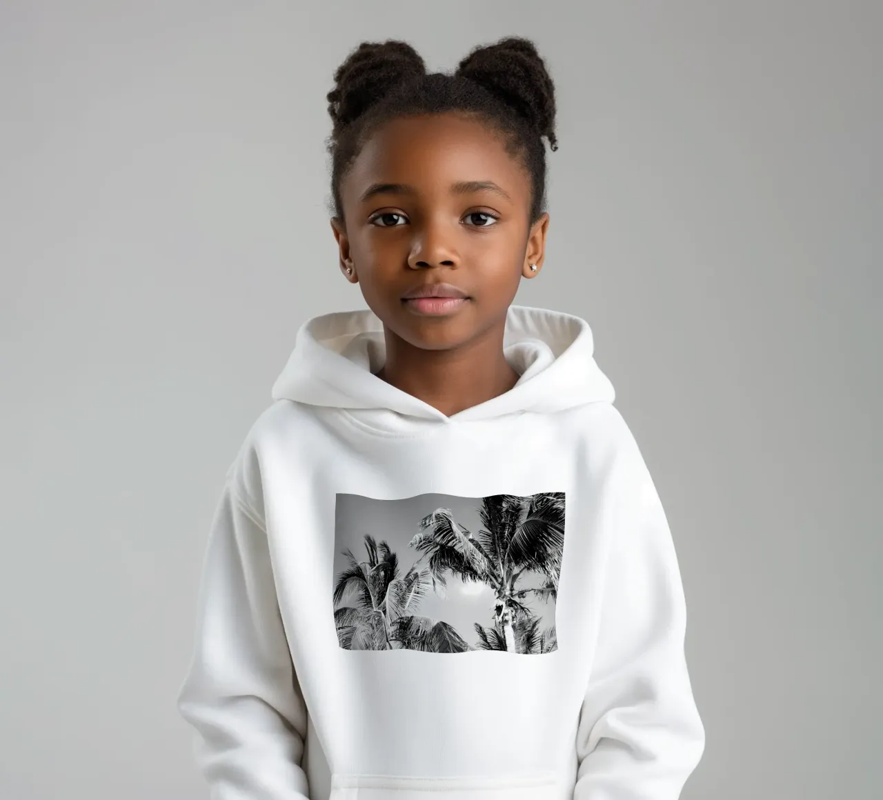 Karibik Palmen 4 Kinder Hoodie von Matthew Katz
