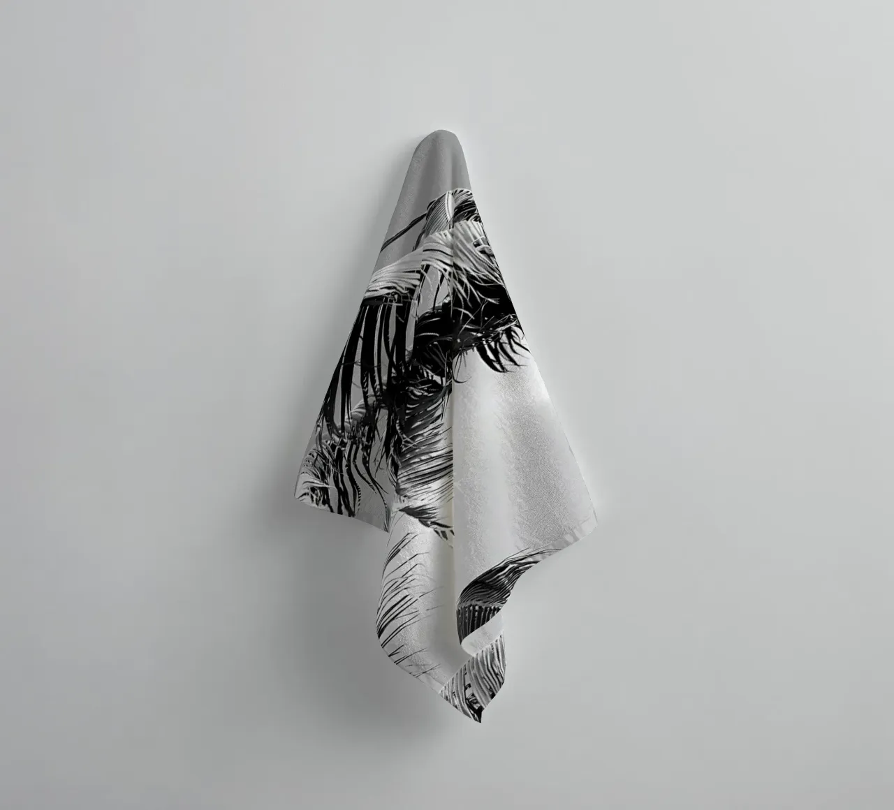 Caribbean Palms 4 towel by Matthew Katz