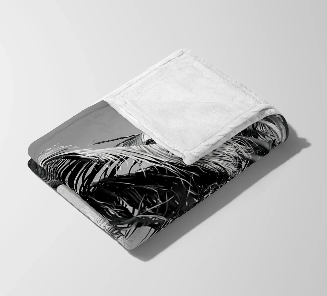Caribbean Palms 4 fleece blanket by Matthew Katz