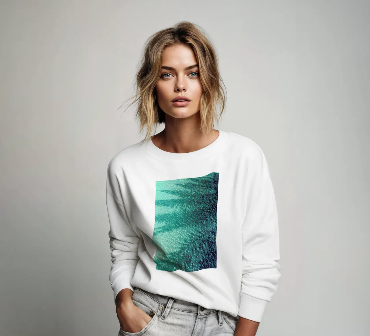 Crystalline Green Sweatshirt von Angelo Cerantola