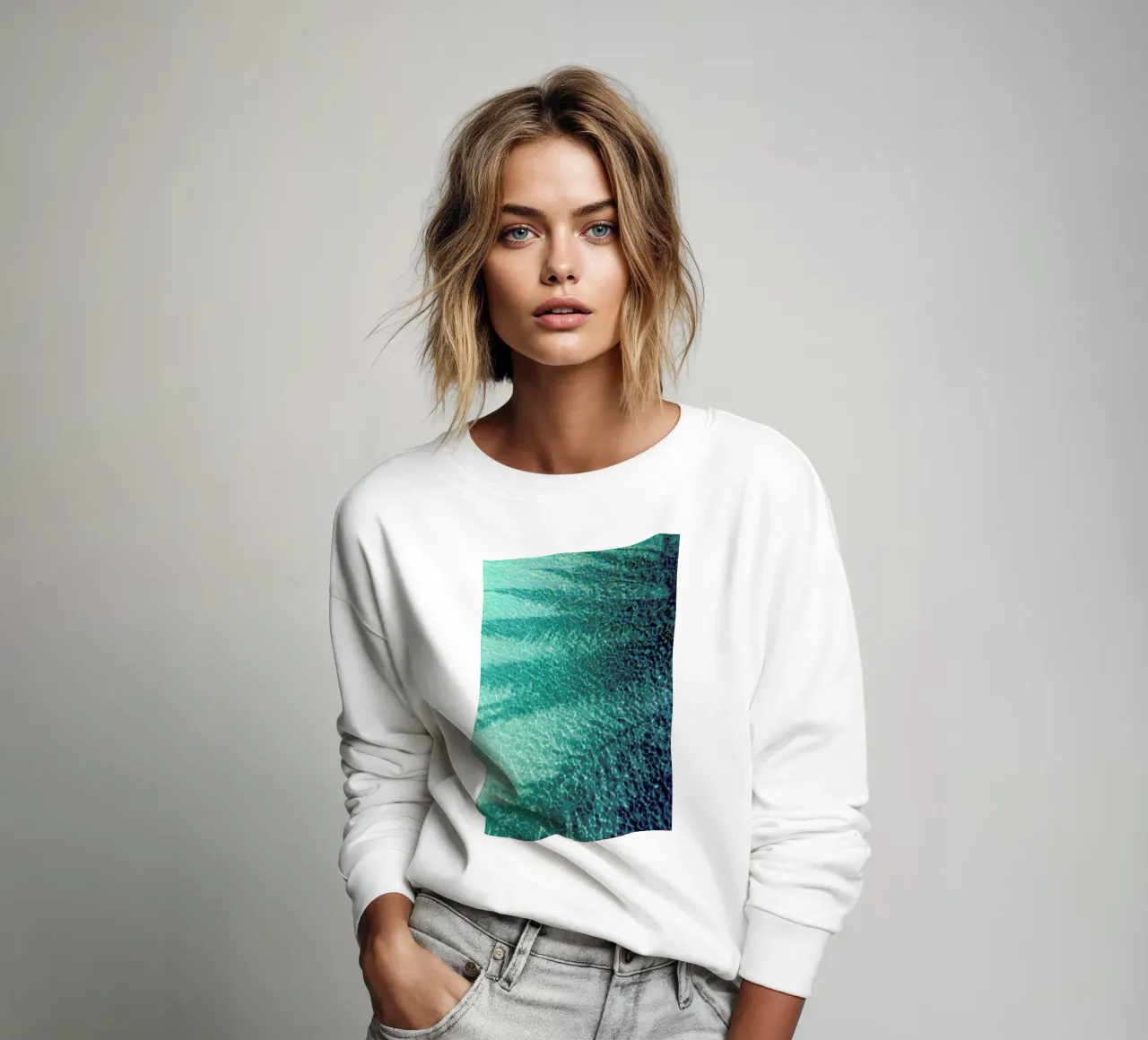 Crystalline Green Sweatshirt von Angelo Cerantola