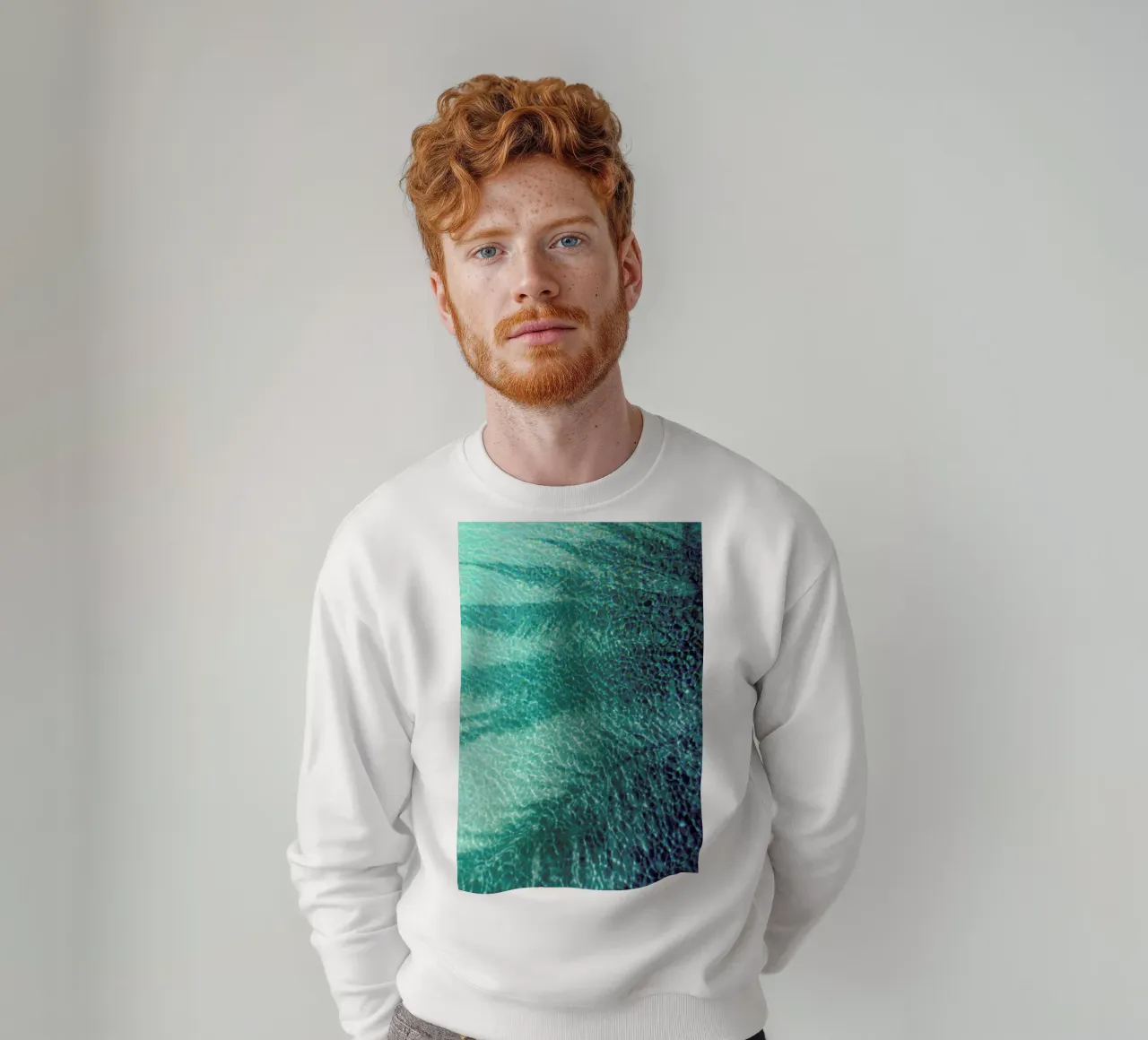 Crystalline Green Sweatshirt von Angelo Cerantola