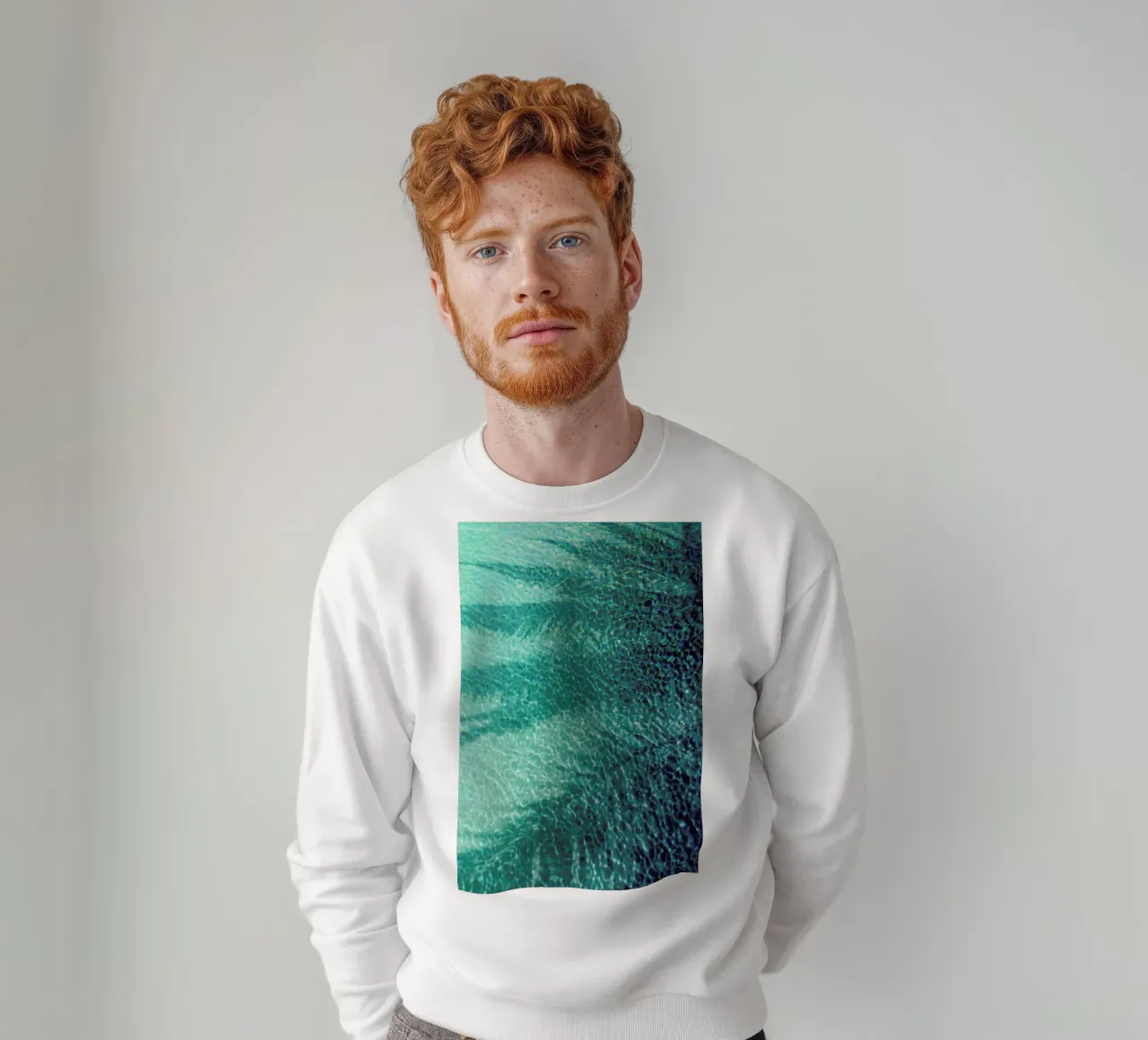 Crystalline Green Sweatshirt von Angelo Cerantola