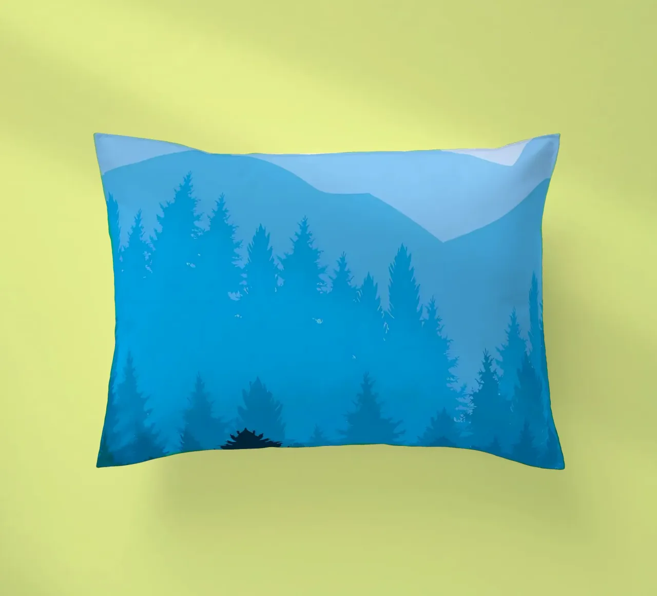 the blue decorative cushion by Bartosz Powalka