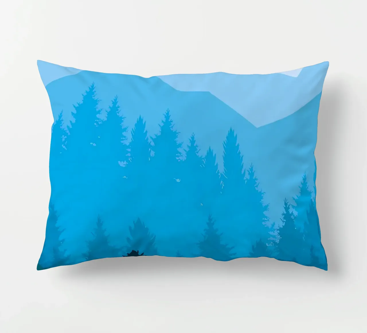 the blue decorative cushion by Bartosz Powalka