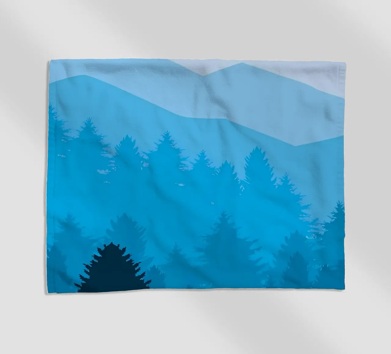 the blue beach towel by Bartosz Powalka