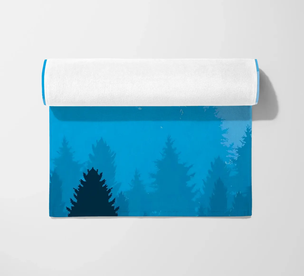the blue beach towel by Bartosz Powalka