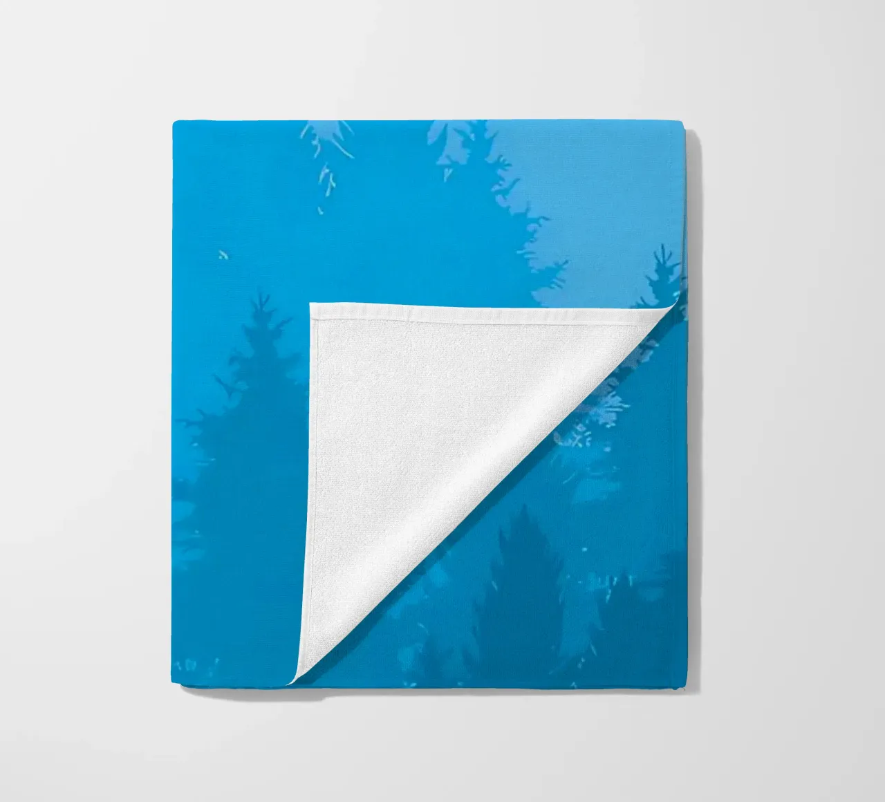 the blue beach towel by Bartosz Powalka