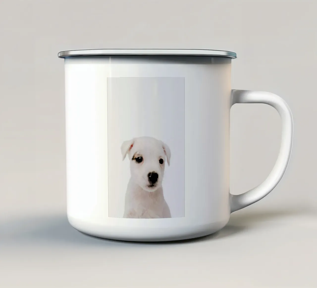 Puppy III tazza in smalto da Paws & Claws