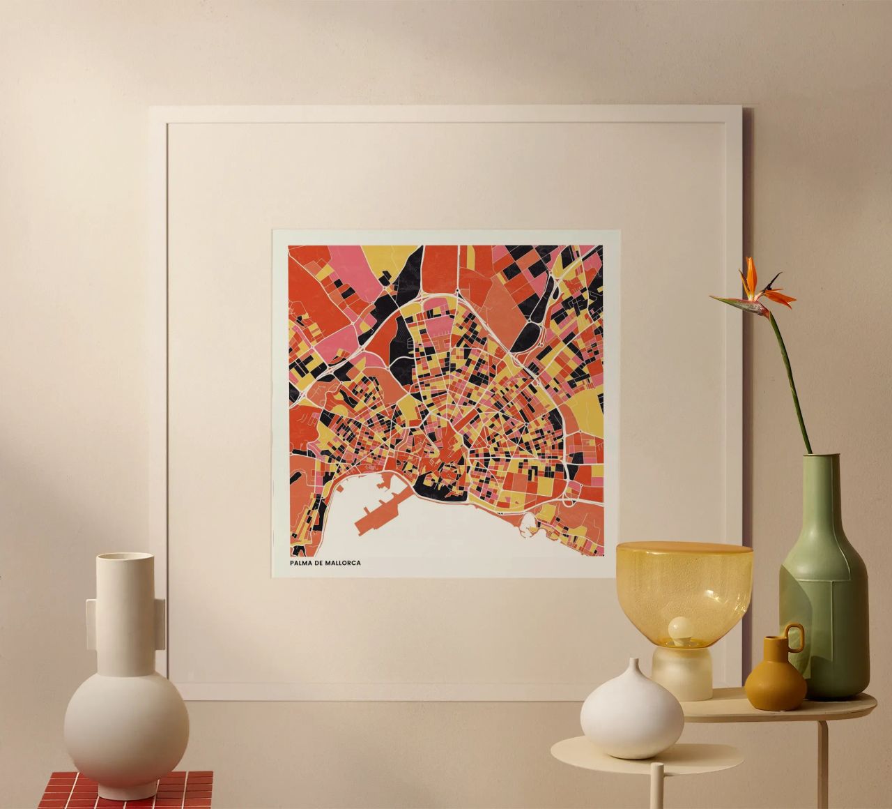Palma de Mallorca II poster de The Cartography Collection