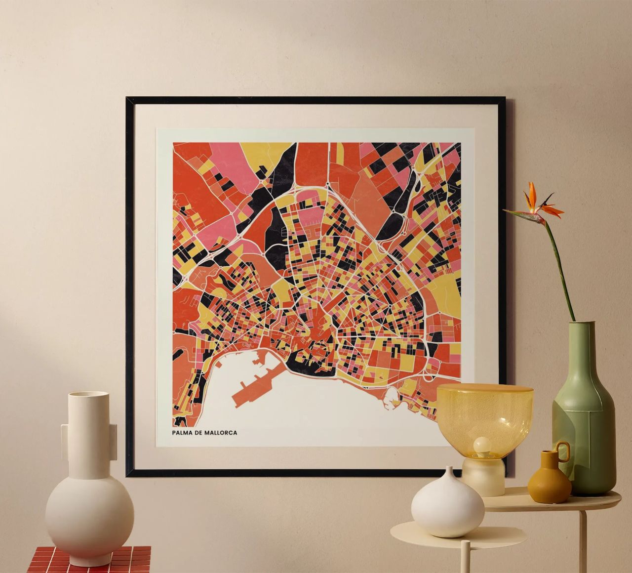 Palma de Mallorca II poster de The Cartography Collection