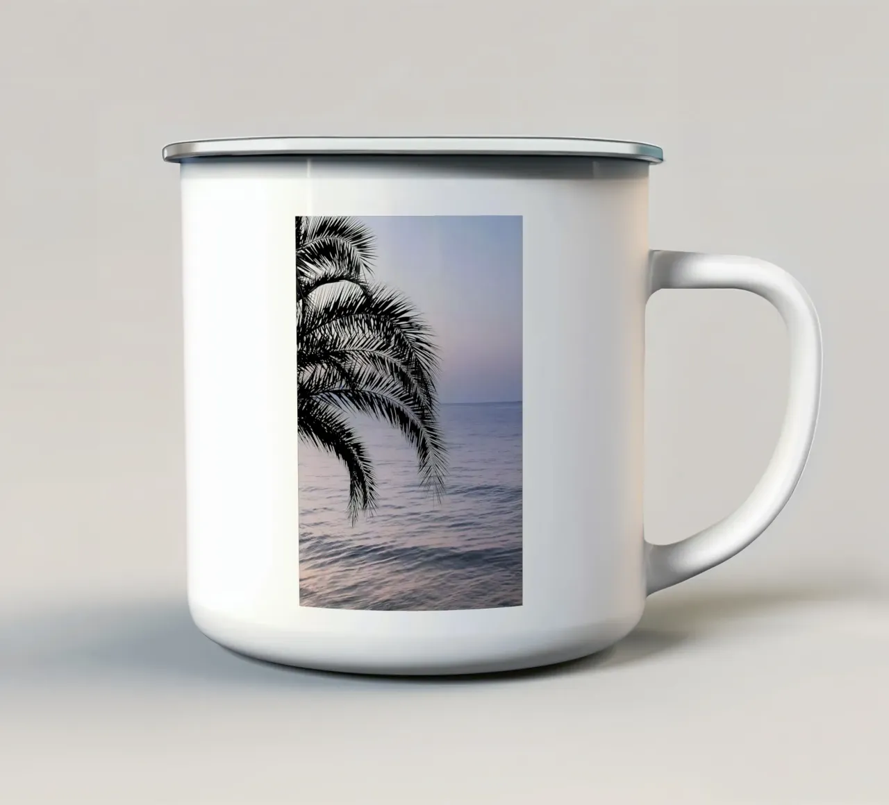 Sogno dell'oceano Palm 3 tazza in smalto da Matthew Katz