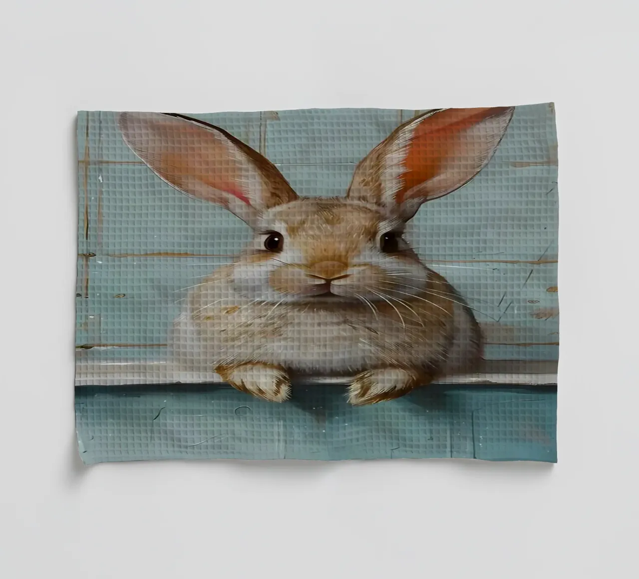 Lapin dans la baignoire Art de la salle de bain torchon de Adrian Patel