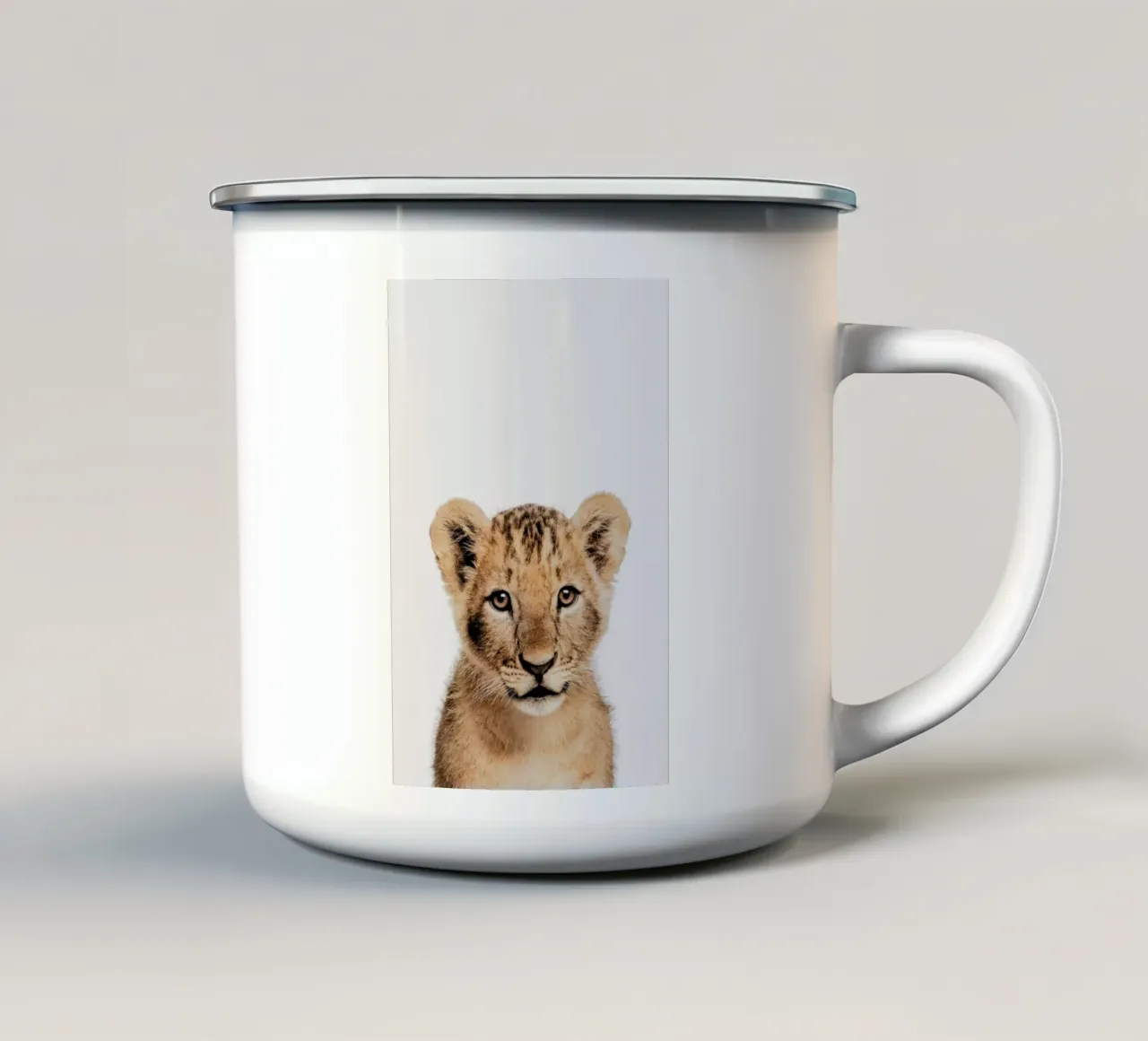 Lion Cub II tazza in smalto da Paws & Claws