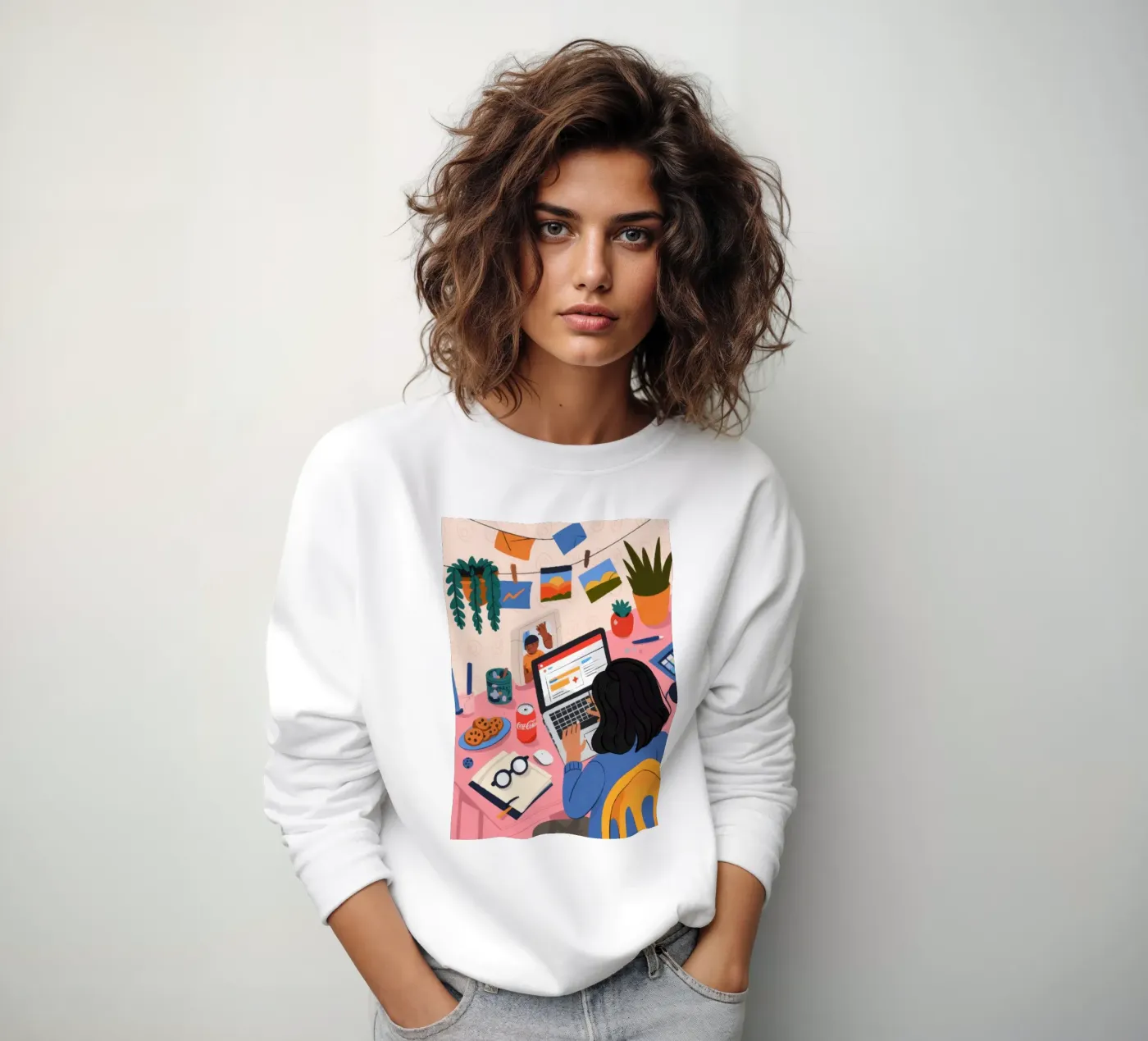 Sessione di studio focalizzata felpa da Nebula Verse