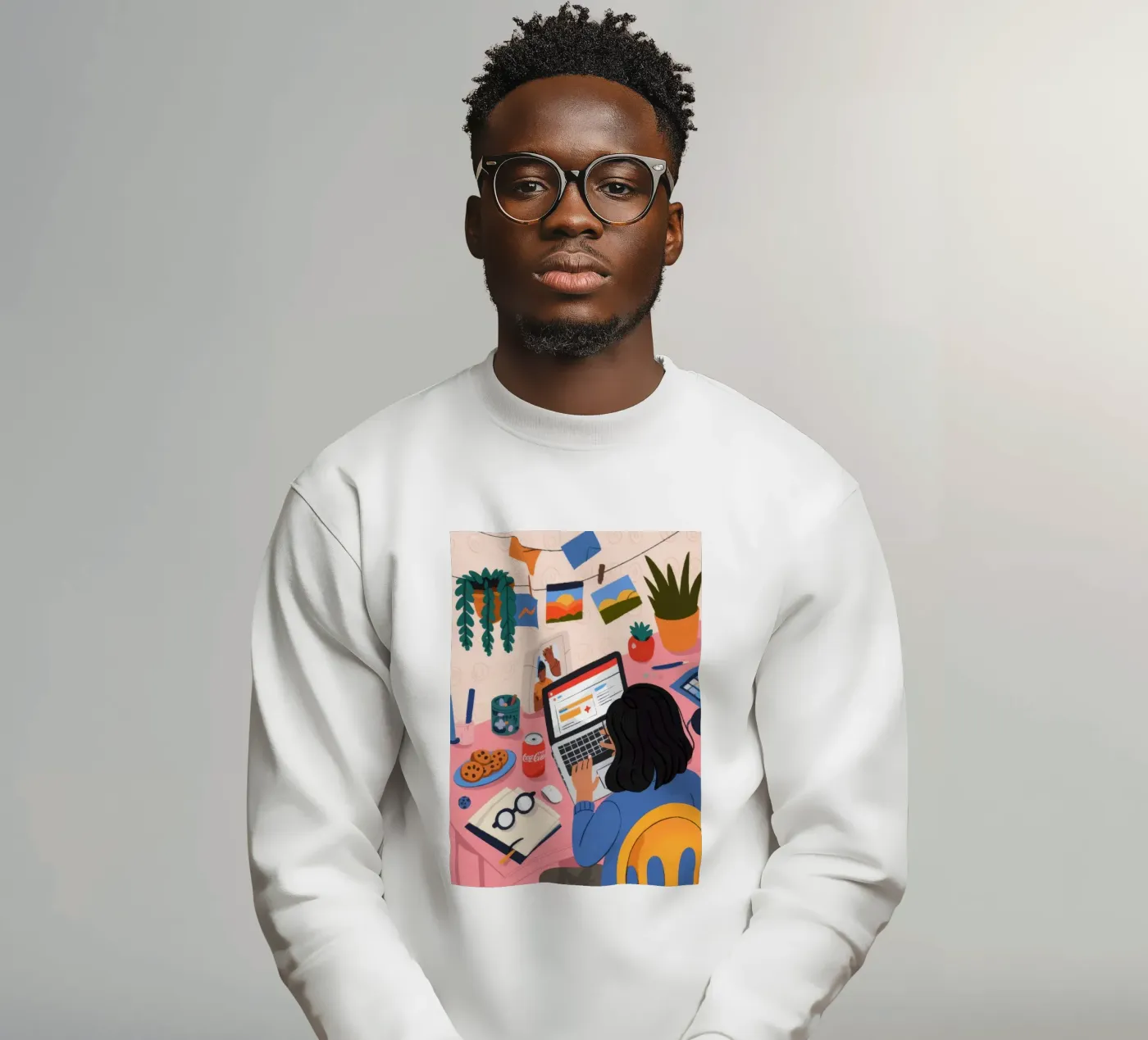 Sessione di studio focalizzata felpa da Nebula Verse