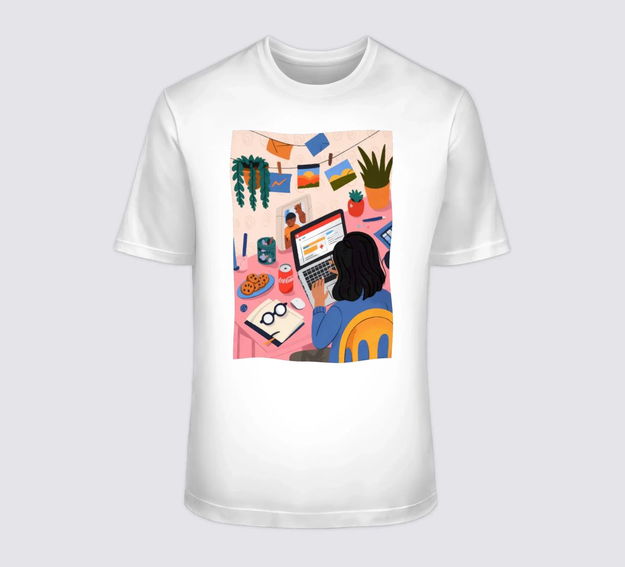 Sessione di studio focalizzata t-shirt da Nebula Verse