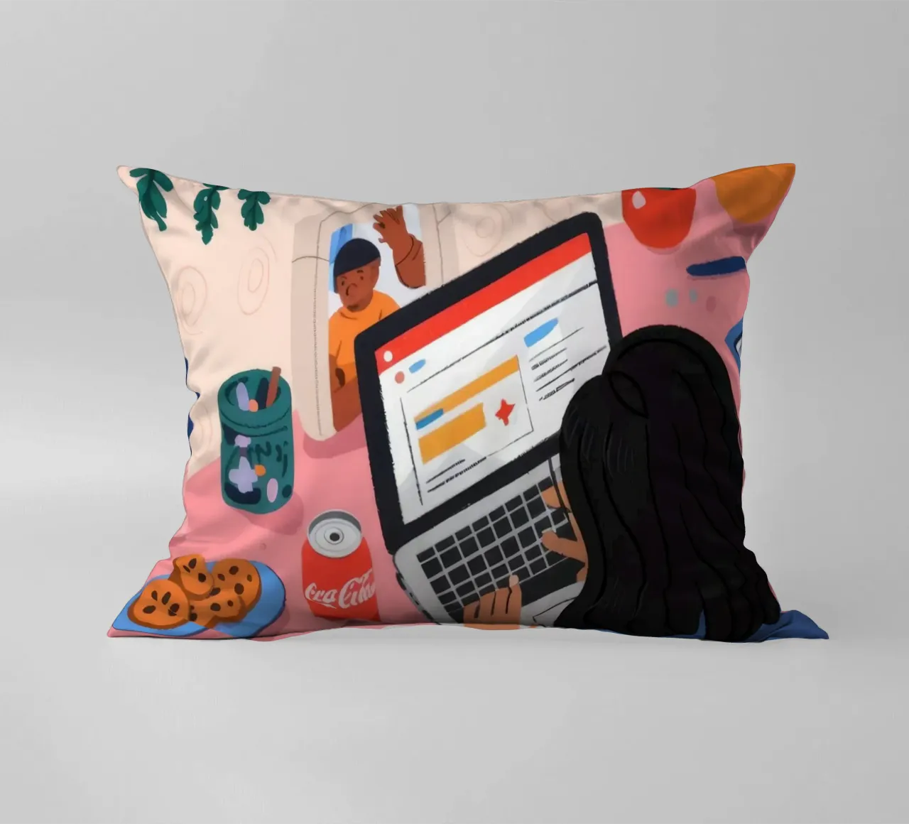 Sessione di studio focalizzata cuscino da Nebula Verse