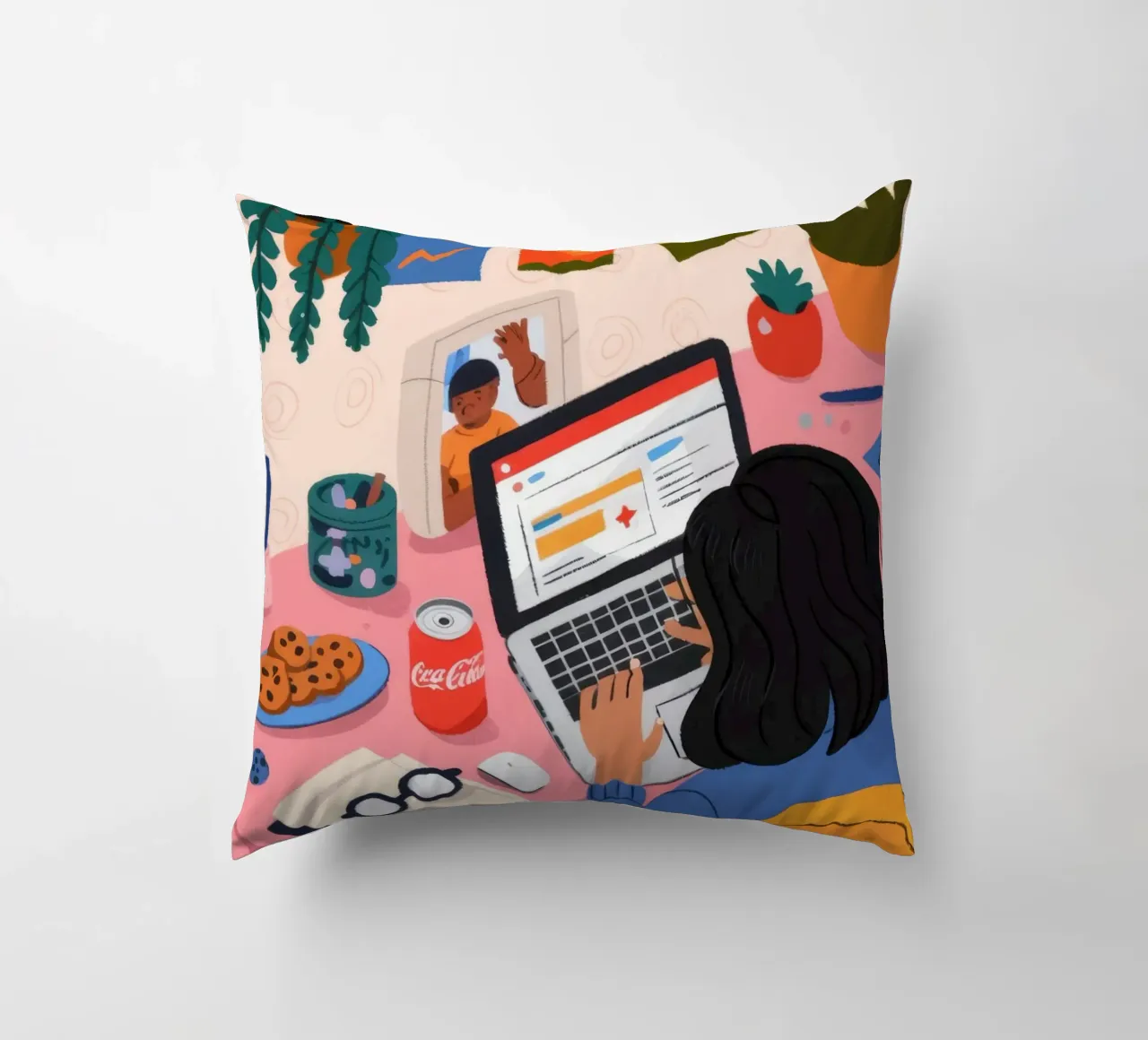 Sessione di studio focalizzata cuscino da Nebula Verse