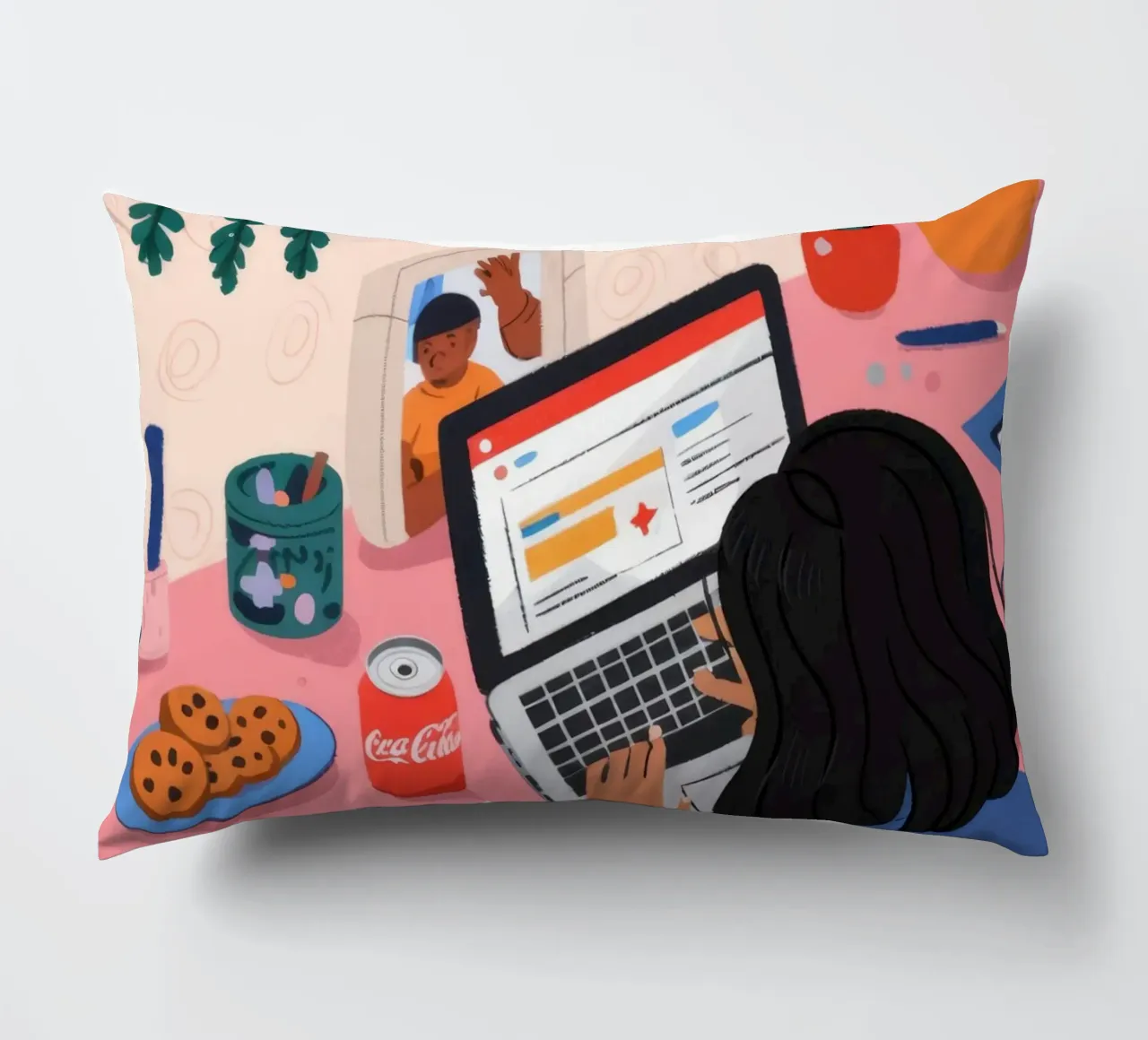 Sessione di studio focalizzata cuscino da Nebula Verse