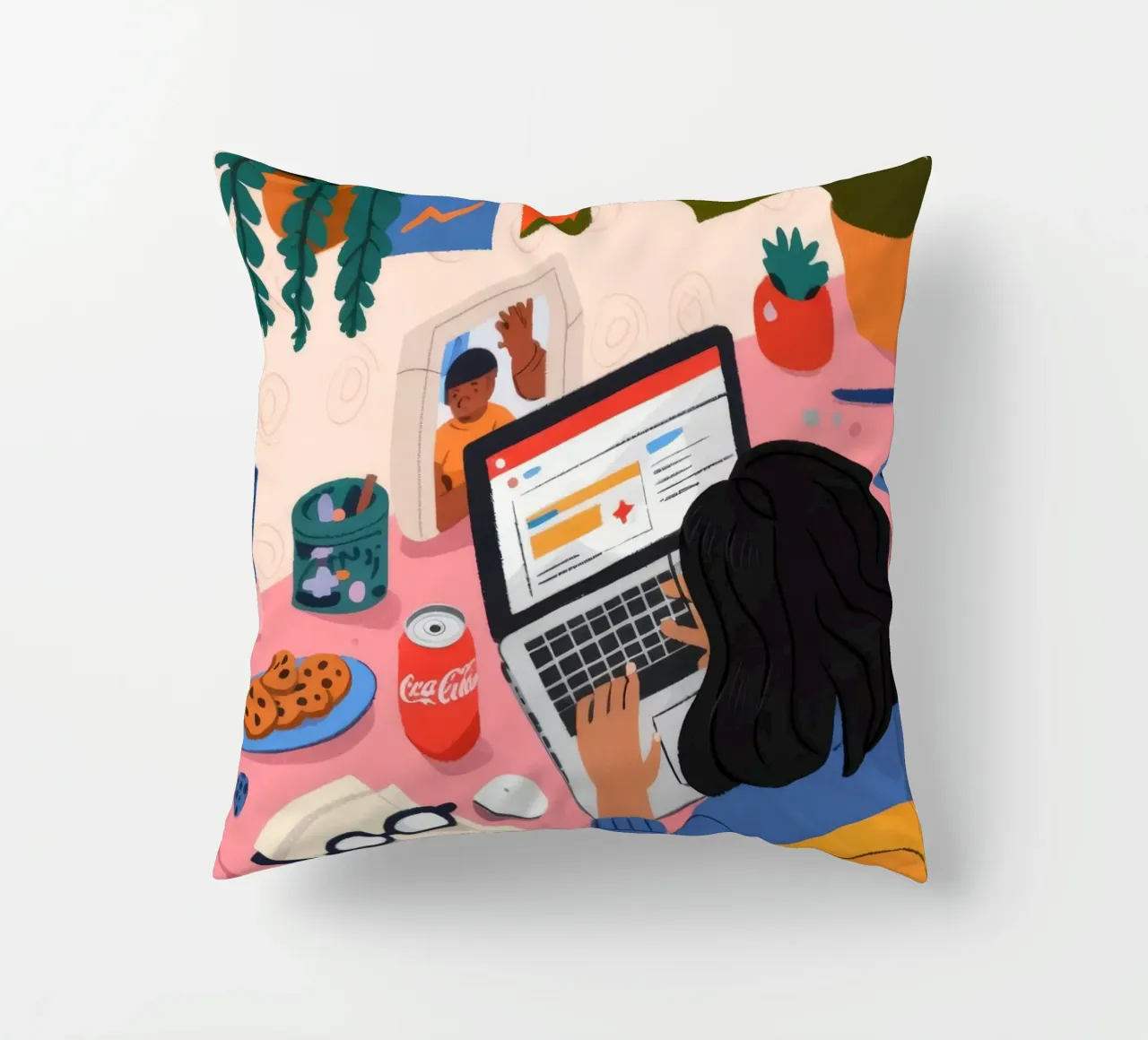 Sessione di studio focalizzata cuscino da Nebula Verse