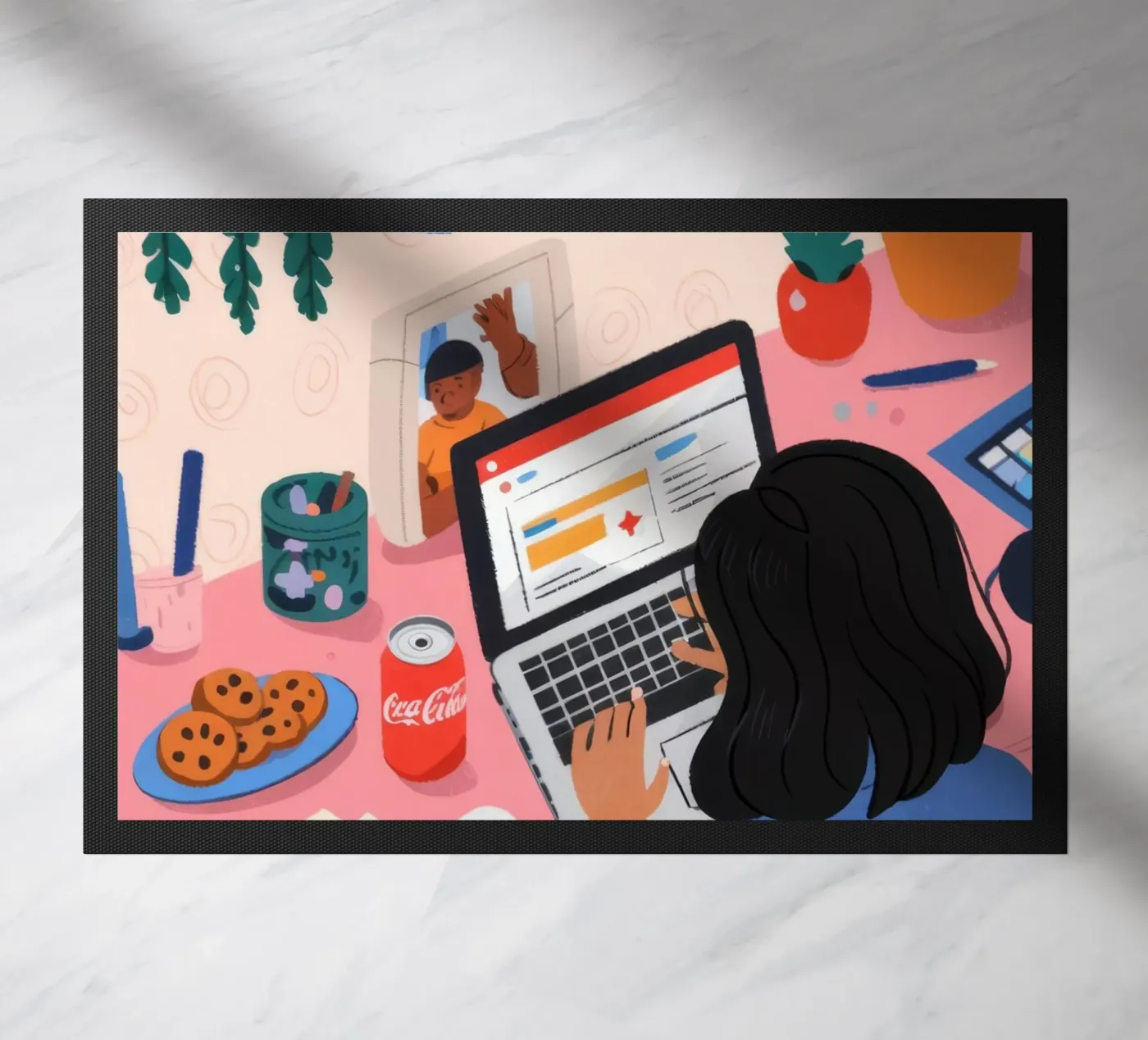 Focused Study Session paillasson de Nebula Verse