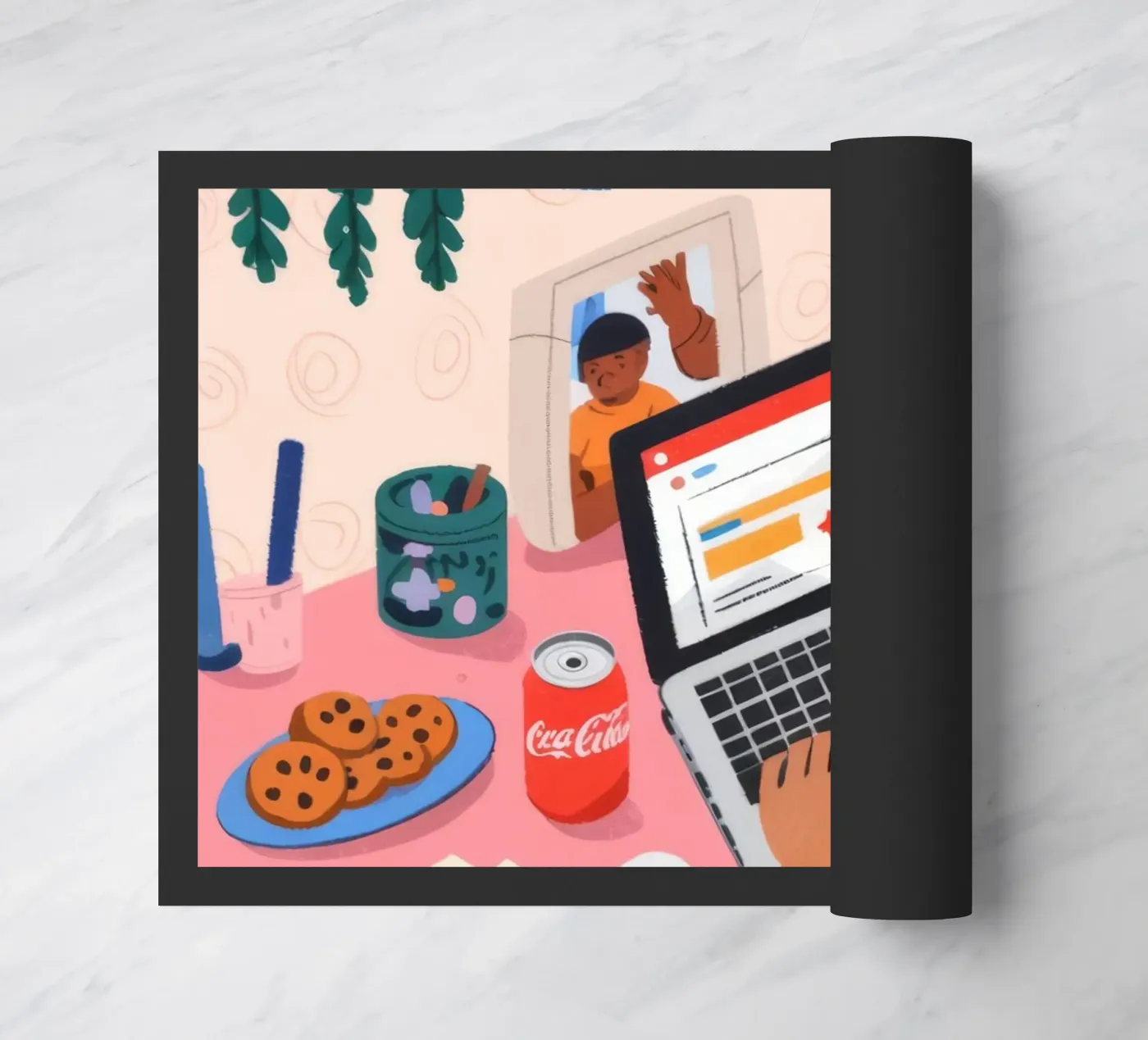 Focused Study Session paillasson de Nebula Verse