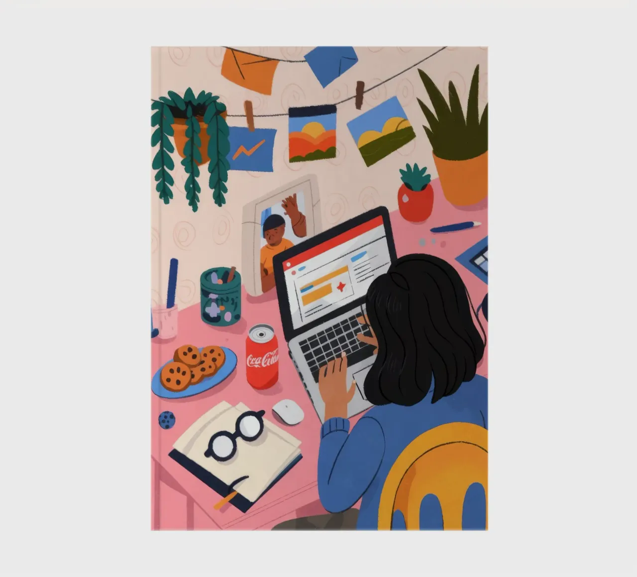 Focused Study Session notebook by Nebula Verse