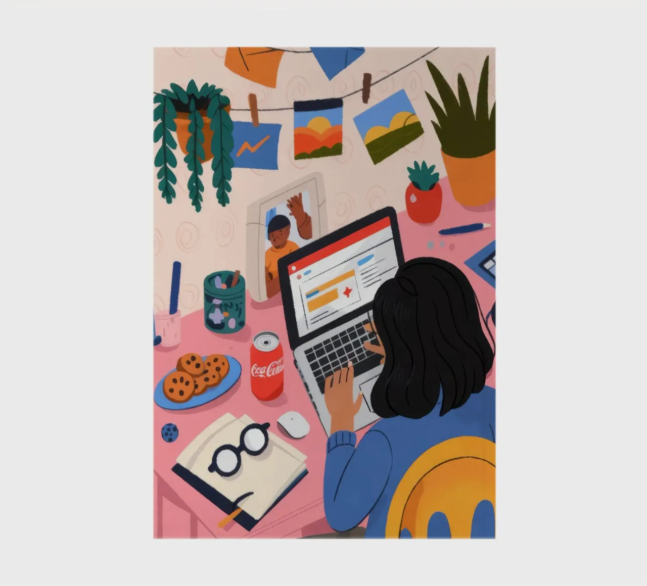 Focused Study Session notebook by Nebula Verse