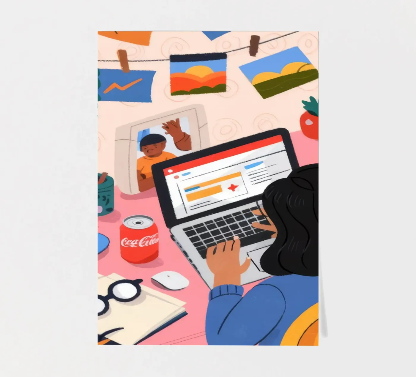 Focused Study Session sticker sheet by Nebula Verse