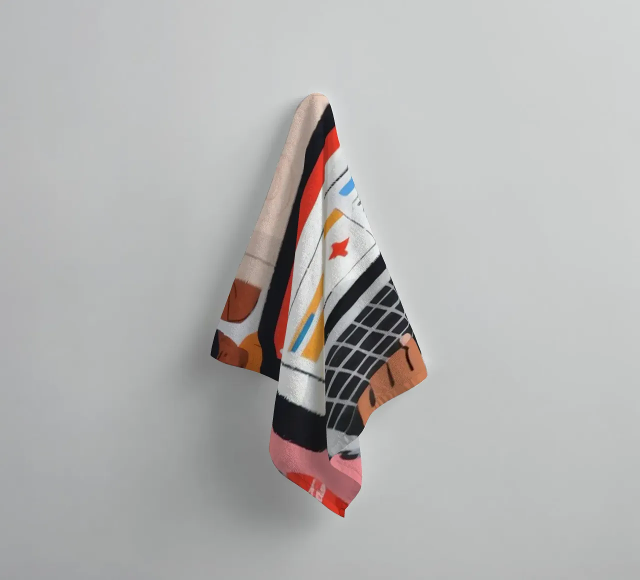 Focused Study Session towel by Nebula Verse