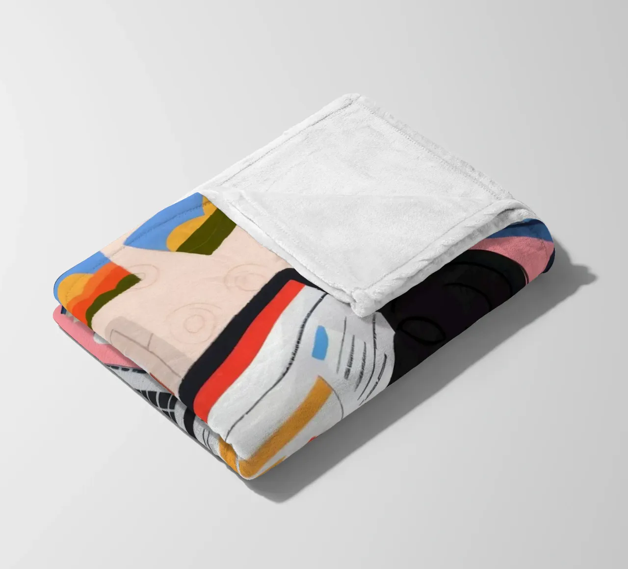 Gerichte studiesessie fleecedeken van Nebula Verse