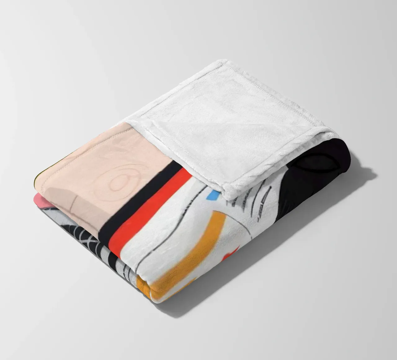 Gerichte studiesessie fleecedeken van Nebula Verse