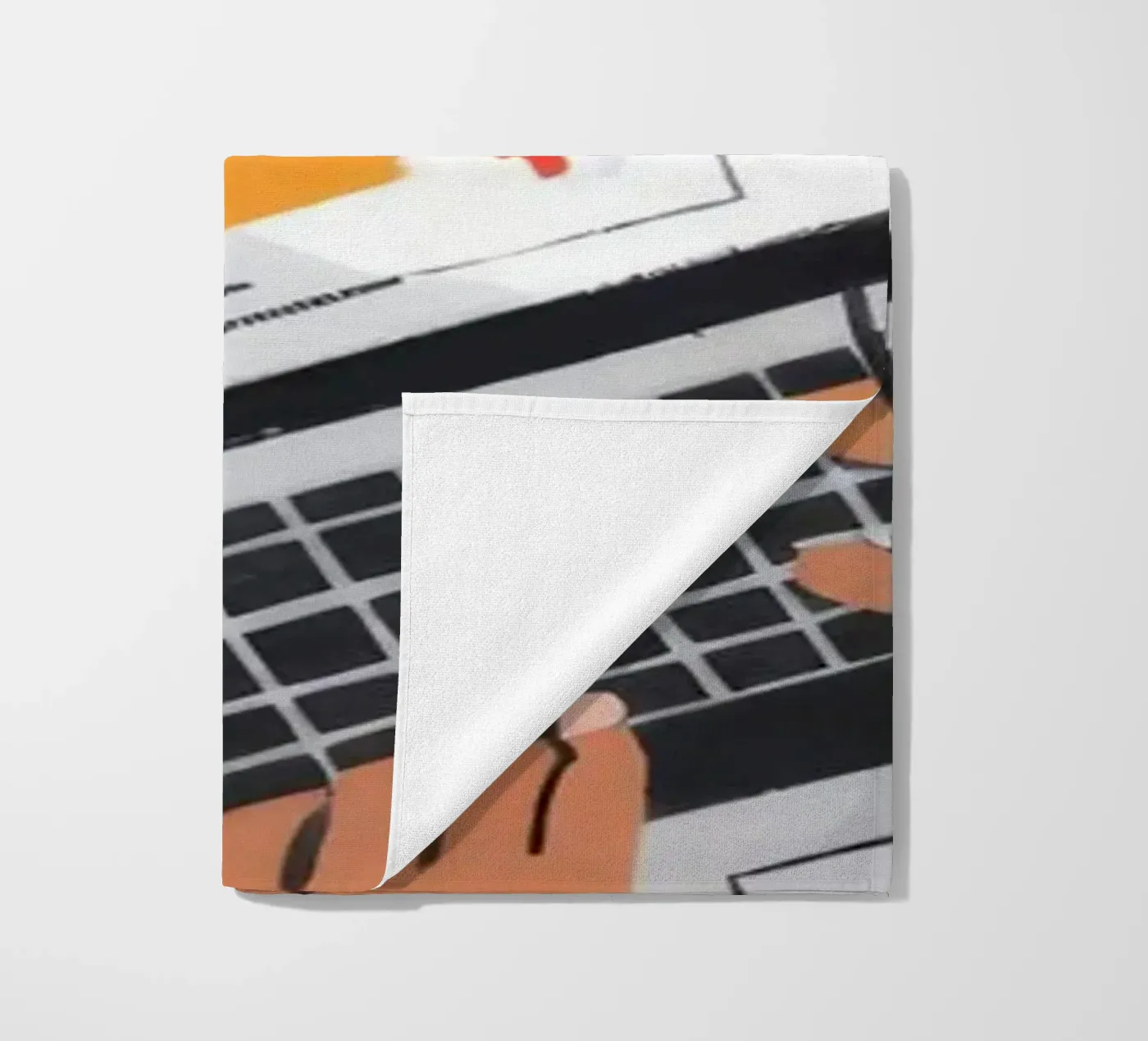 Focused Study Session beach towel by Nebula Verse