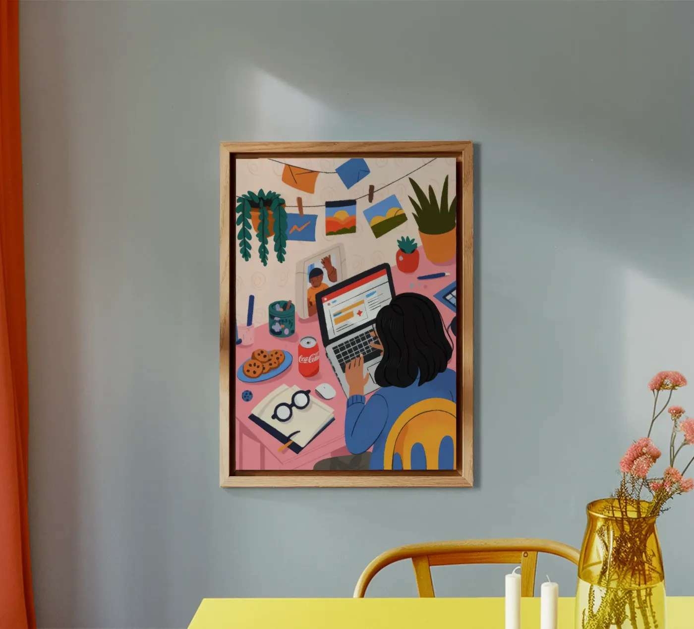 Focused Study Session alu-dibond by Nebula Verse