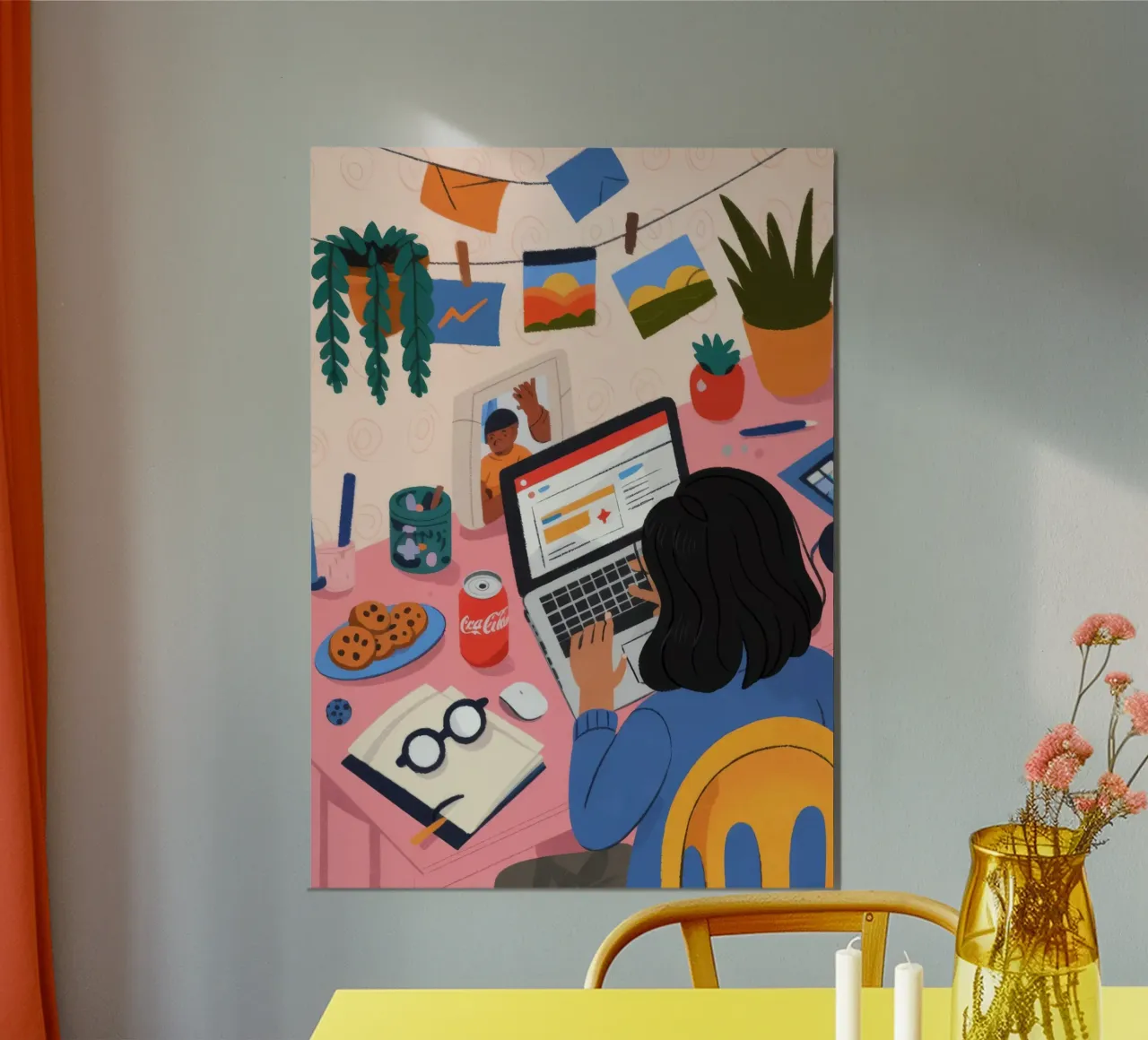 Sessione di studio focalizzata alluminio dibond da Nebula Verse