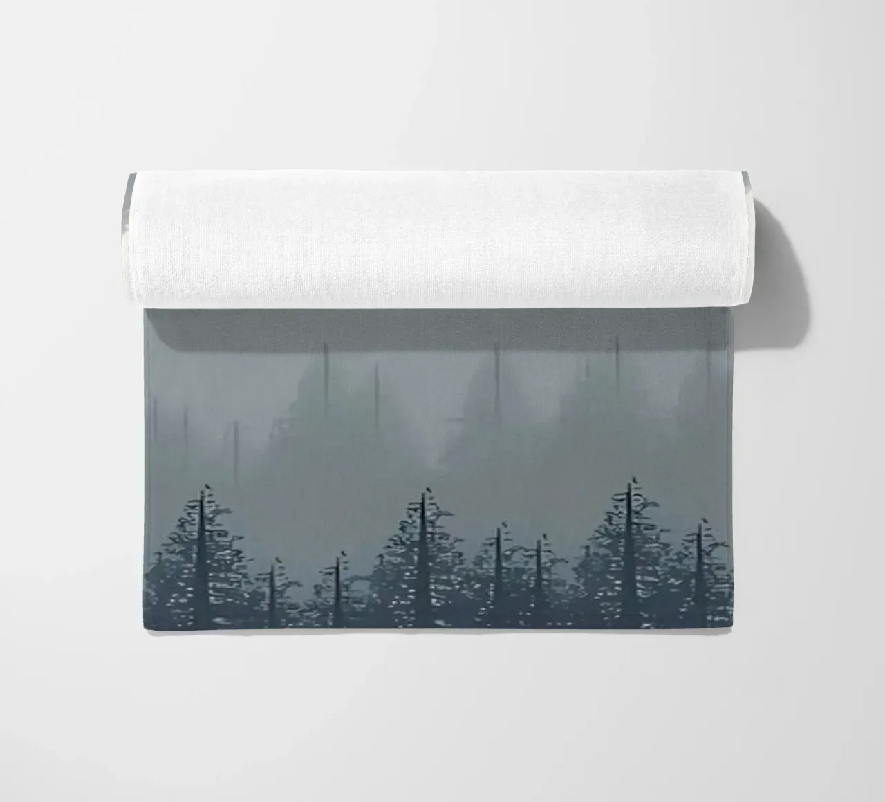 PAESAGGIO PIANEGGIANTE FORESTA telo mare da Bartosz Powalka