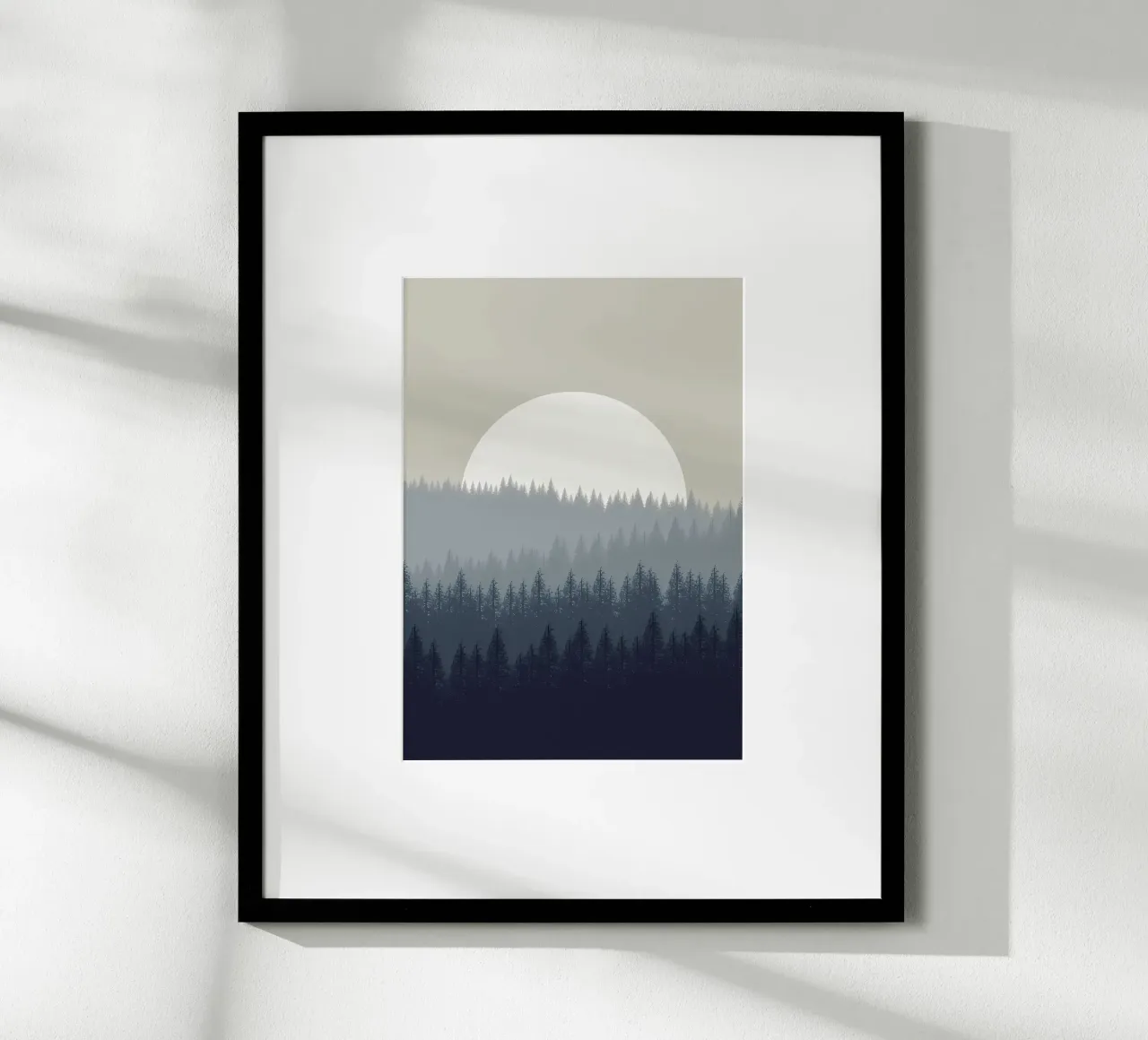 PAESAGGIO PIANEGGIANTE FORESTA carta hahnemühle da Bartosz Powalka