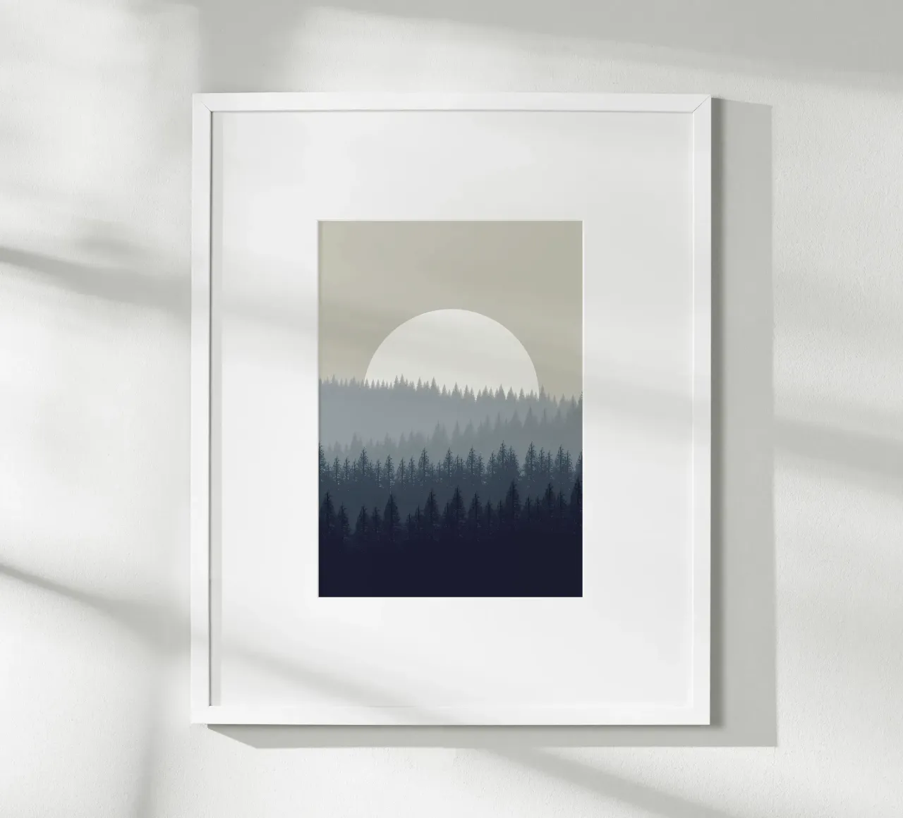 PAESAGGIO PIANEGGIANTE FORESTA carta hahnemühle da Bartosz Powalka
