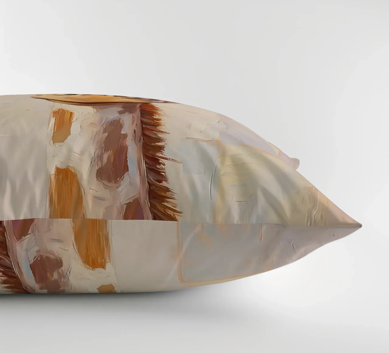 Giraffe with Toilet Paper decorative cushion by Adrian Patel