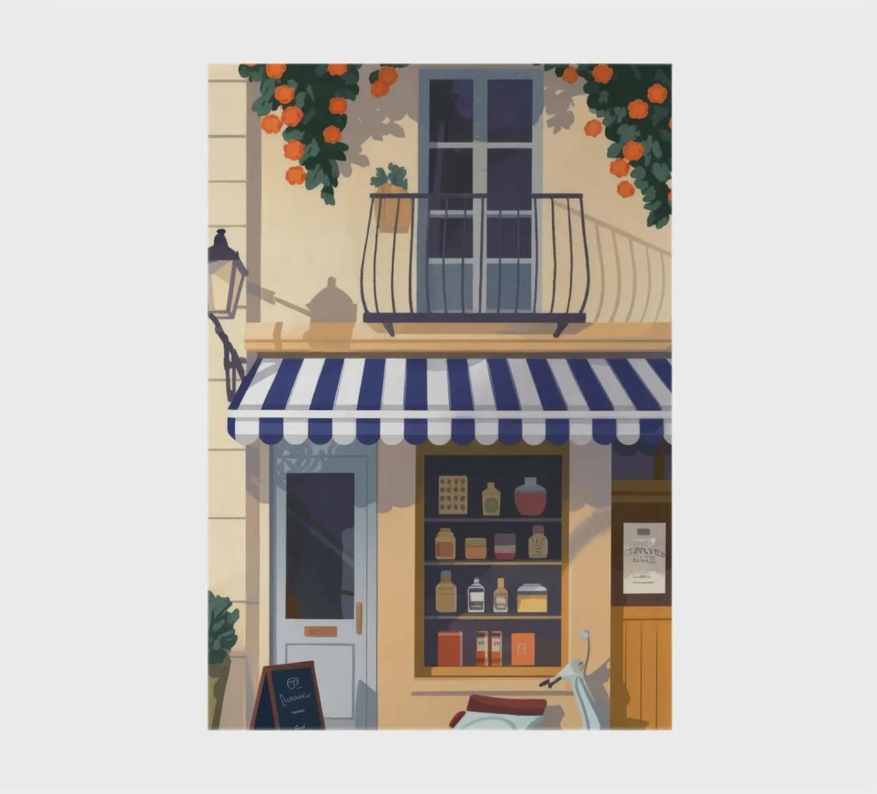 Charming Street View notebook by Nebula Verse