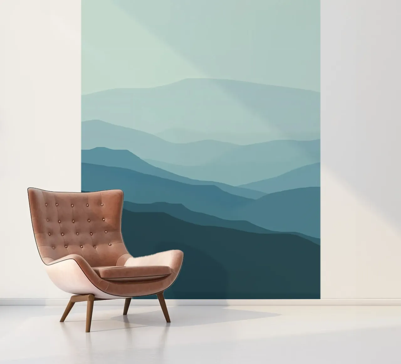 FLAT LANDSCAPE MOUNTAIN photo wallpaper by Bartosz Powalka