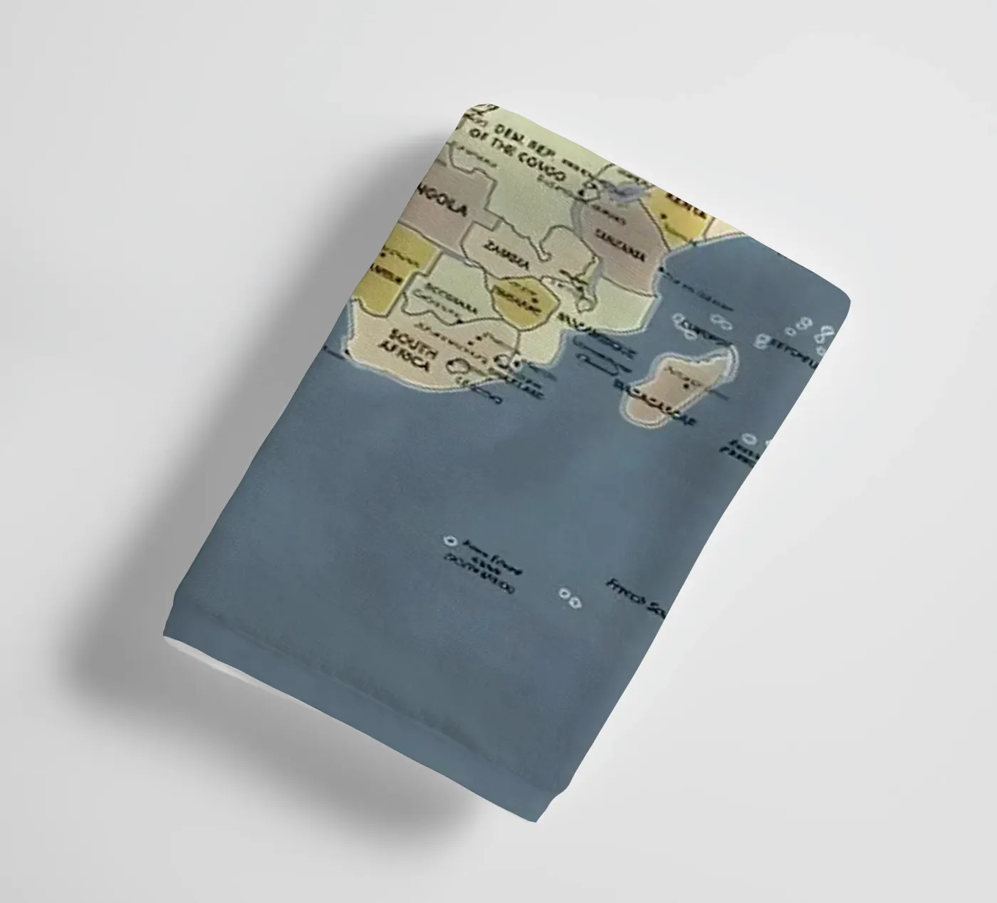 World Map towel by Aiden Garcia