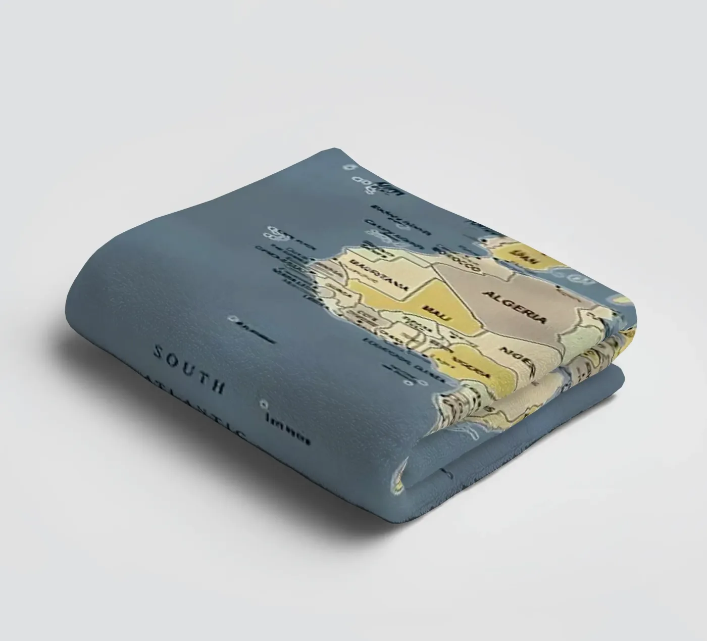 World Map towel by Aiden Garcia