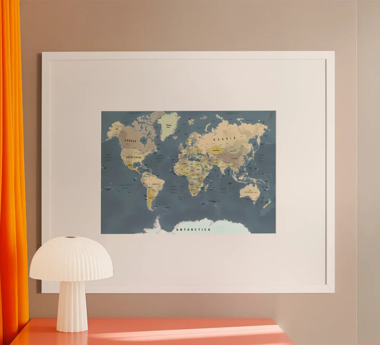 World Map poster by Aiden Garcia